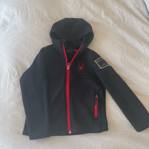 Youth Spyder Zip Up Fleece - Picture 2 of 6